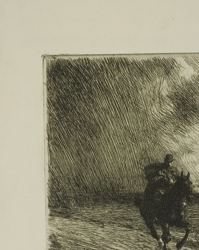 激しい雨と嵐の空