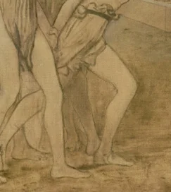 少女の踏み出した脚