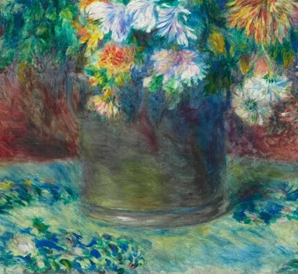 暗い色の円筒形の花瓶