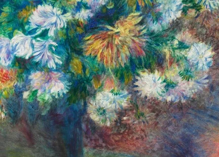 右側の大きな黄色い菊