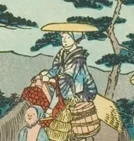 馬に乗った女性