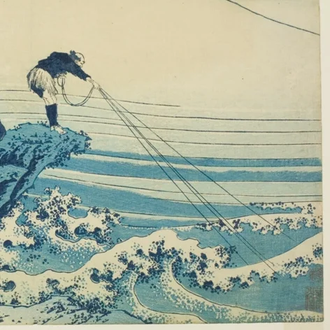 ピンと張った網の糸