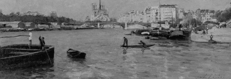 セーヌ川の水面