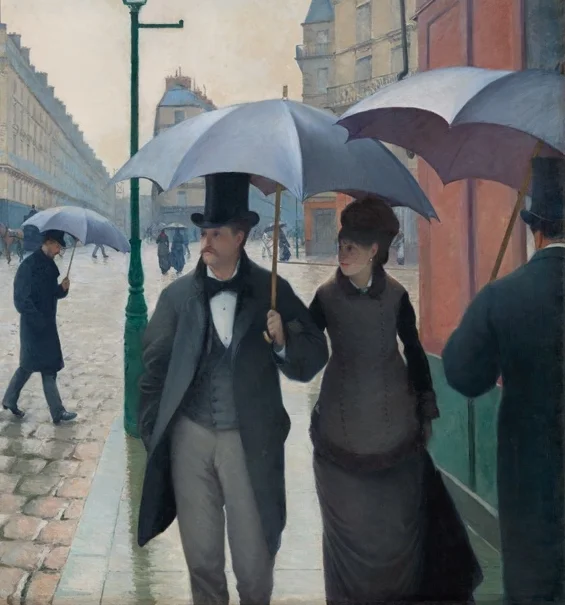 右前景のカップル