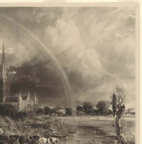 光り輝く積乱雲