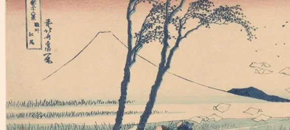 富士山のシルエット