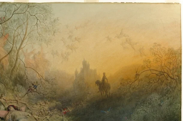 黄金色に輝く空