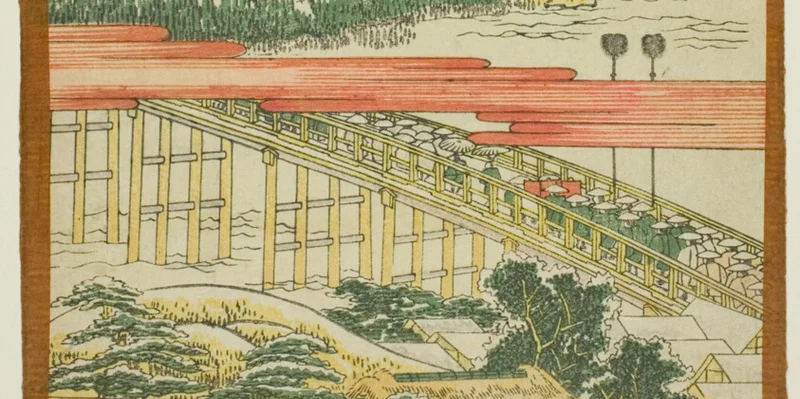 矢作橋の全体像