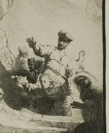 驚くターバンの男