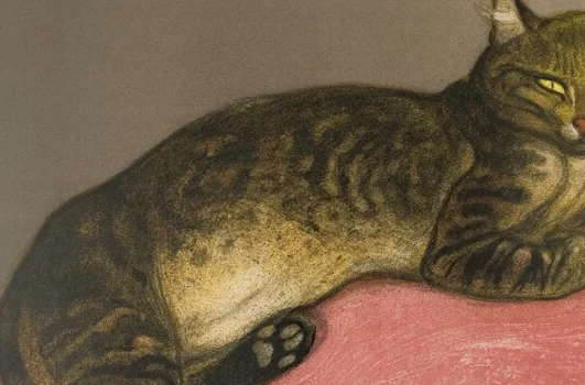 背中のキジトラ模様