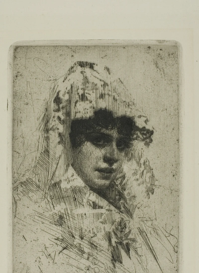 レースのマンティーラ