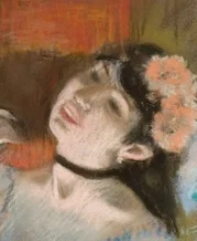 恍惚とした表情の顔