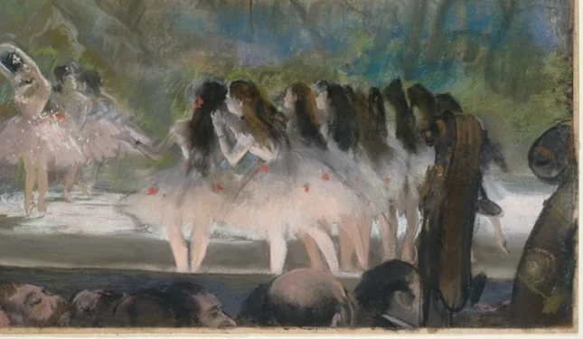 整列するバレリーナたち