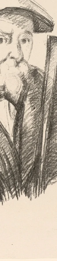 顔と体の右側の陰影