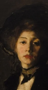 女性の顔のクローズアップ