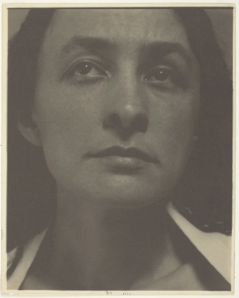 ジョージア・オキーフの顔のクローズアップ