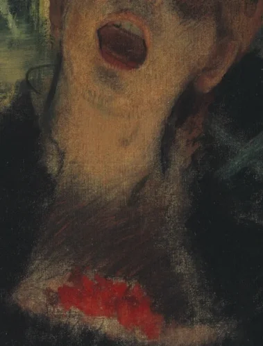 光を浴びた喉と首