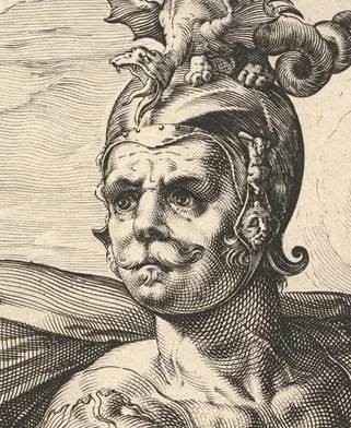 決意に満ちた表情の顔