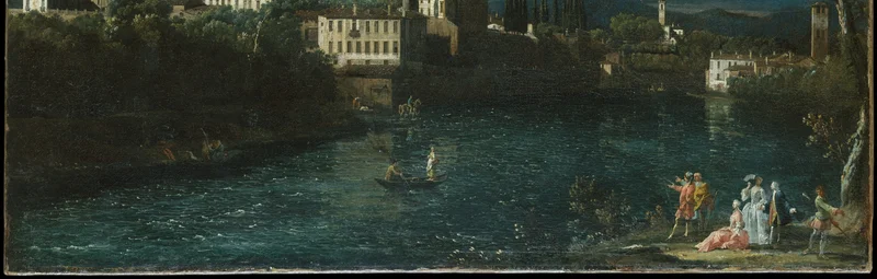 アッダ川の水面