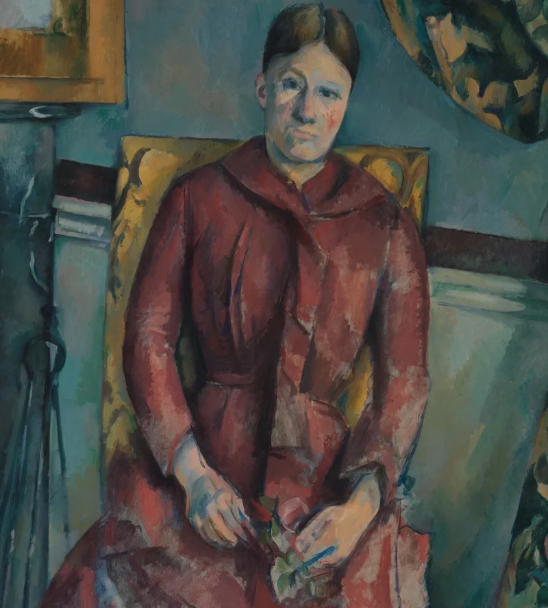 赤いドレスの胴部