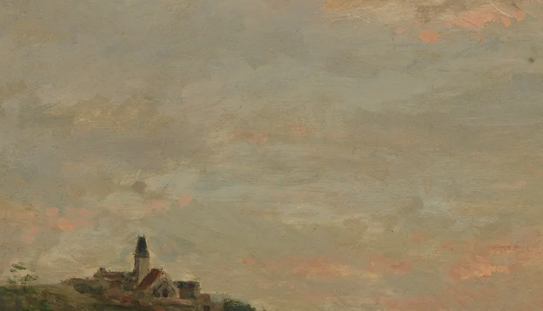 空の中央の明るい部分