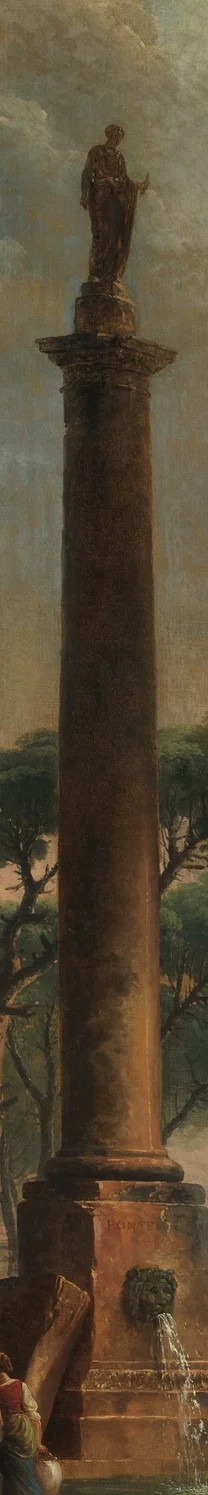 巨大な円柱のシャフト