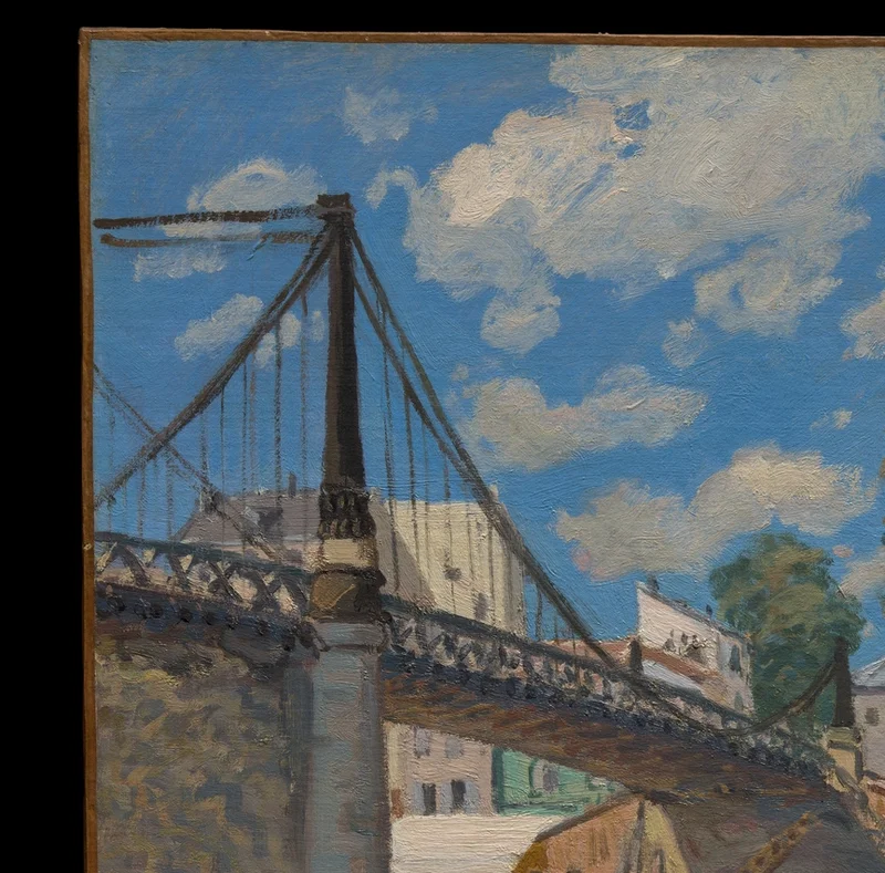 橋の吊り下げ用鉄骨