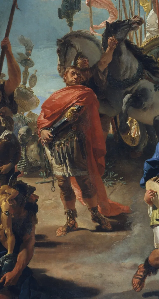 捕虜となったユグルタ王