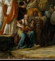 悲しむ捕虜の家族