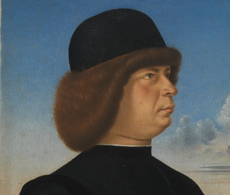 赤褐色の縮れ毛