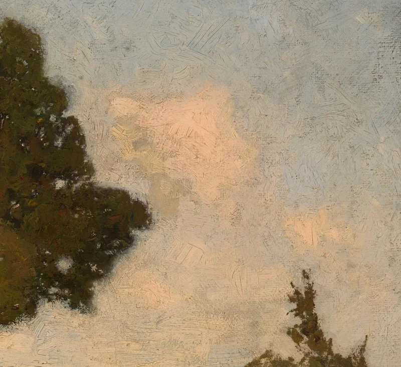 午後の光を反射する明るい雲