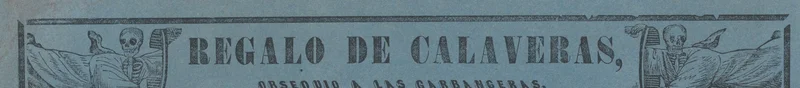 メインタイトル「REGALO DE CALAVERAS」