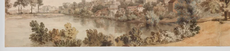 穏やかな川の水面